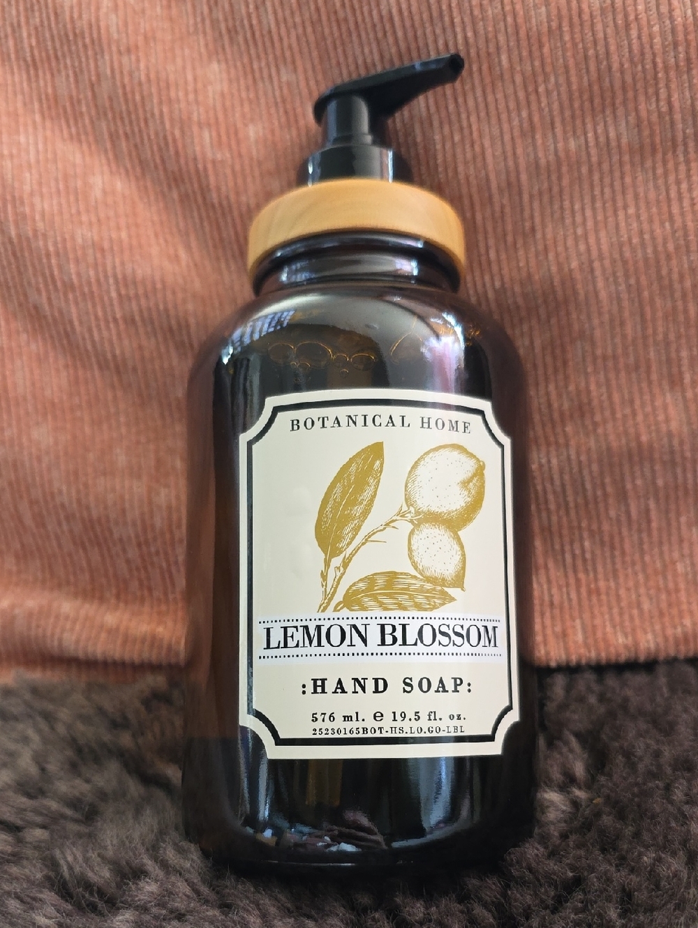 Lemon Blossom Hand Soap - Amber Bottle, Yellow Label